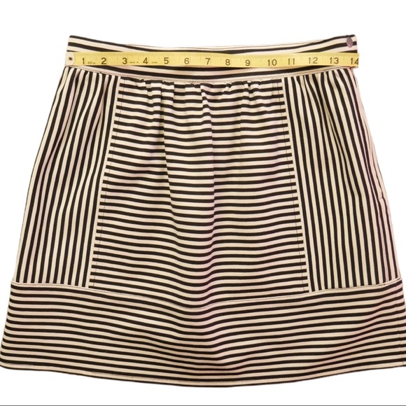 MADEWELL Swivel Ponte Striped Skirt Size 4 - Picture 6 of 8
